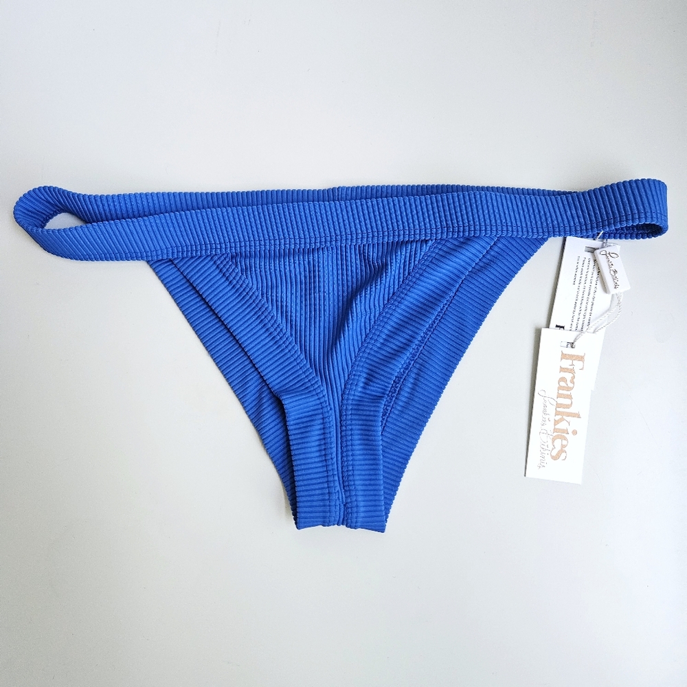 NWT Frankies Bikinis Cole Royal Blue Bottom